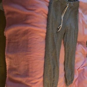 Grey sweatpants old navy